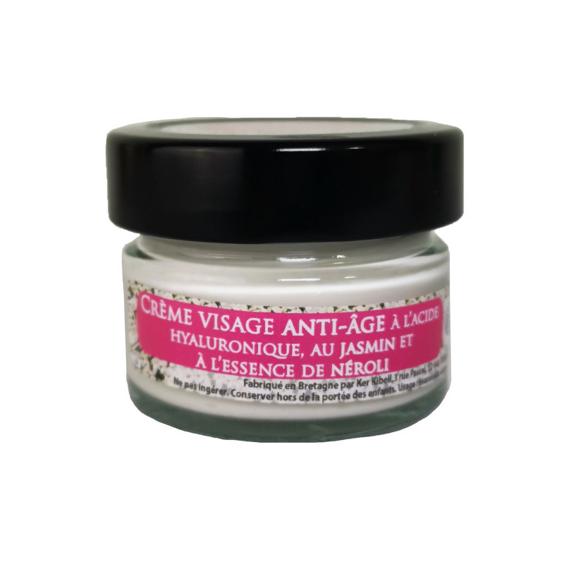 Crème visage 50ml acide hyaluronique – Rose & Oud 