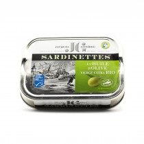 Sardinettes à l'huile d'olive BIO - Gonidec concarneau