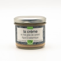 Crème de foie gras de canard figue balsamique